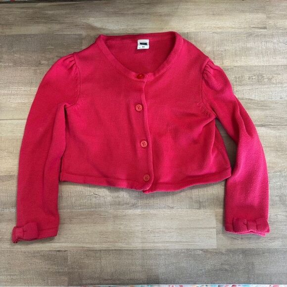 Janie and Jack 2T Pink Knit Button Cardigan Sweater Spring Easter - Picture 1 of 3